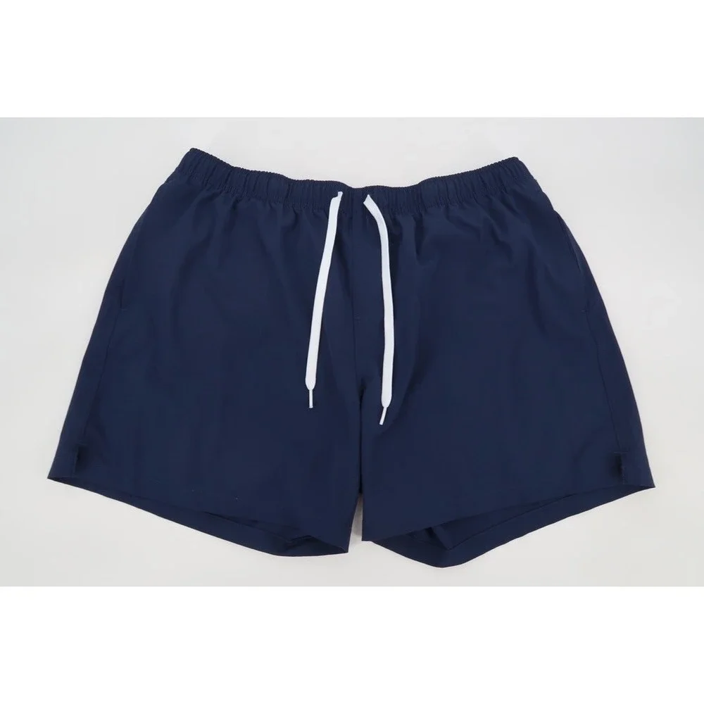 Bear Bottom Swim Trunks‎ Mens XXL Navy 5.5
